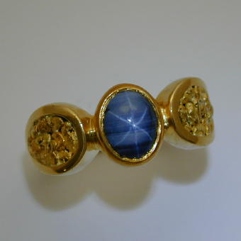WR 56 with Blue Star Sapphire